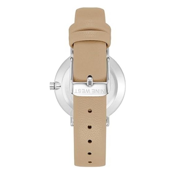Women's New Strap Watch Tan /Silver - Picture 2 of 6